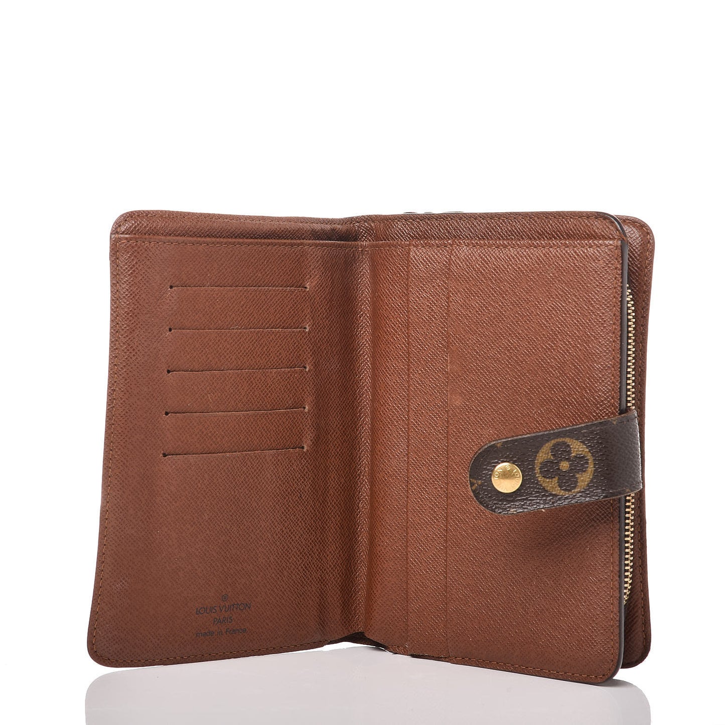 Monogram Zipped Papers Wallet