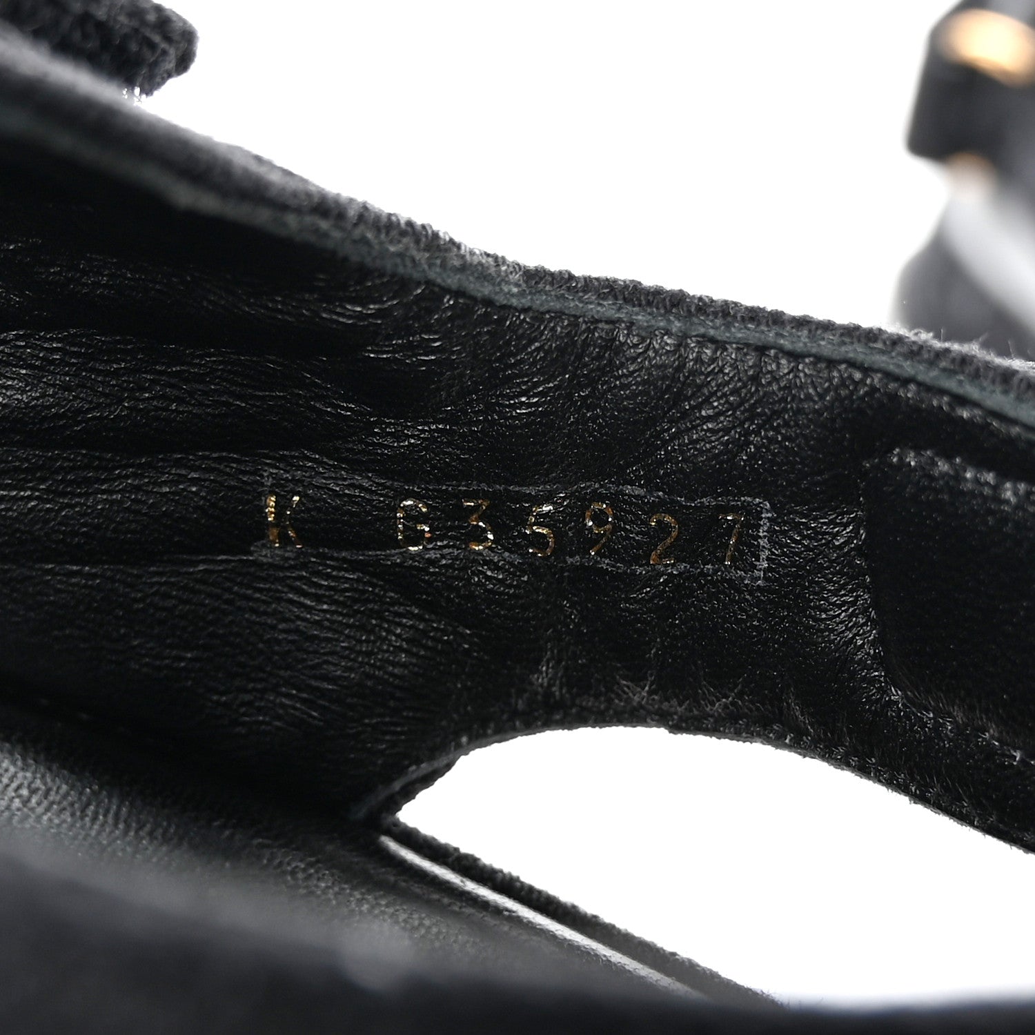 Chanel Denim Printed Dad Sandals 38.5 Black 8 of 15