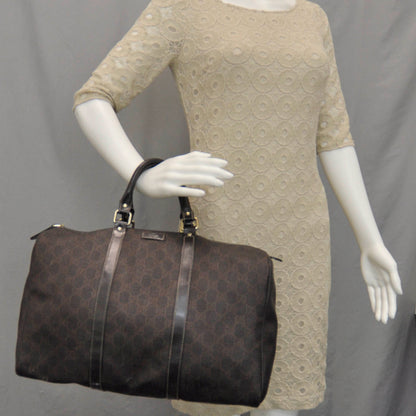 Gucci Monogram Large Joy Boston Dark Brown 2 of 9