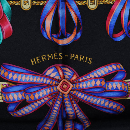 Hermes Silk Les Rubans Du Cheval Scarf 90 4 of 7