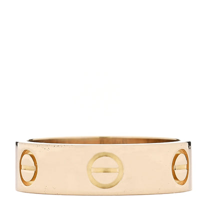 Cartier 18K Yellow Gold 5.5mm LOVE Ring 53 6.5 3 of 5