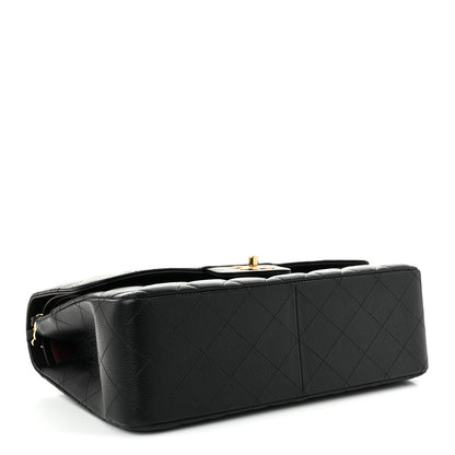 Chanel Caviar Quilted Jumbo Double Flap Black 4 of 11