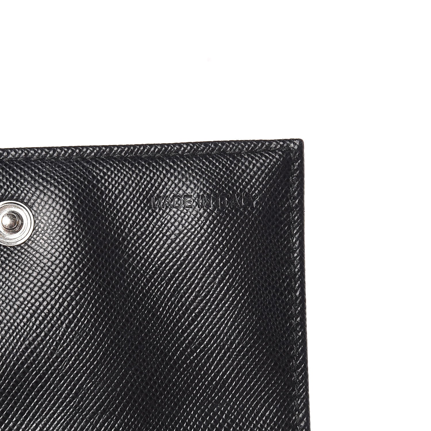 Prada Tessuto Nylon Card Holder Black 7 of 8