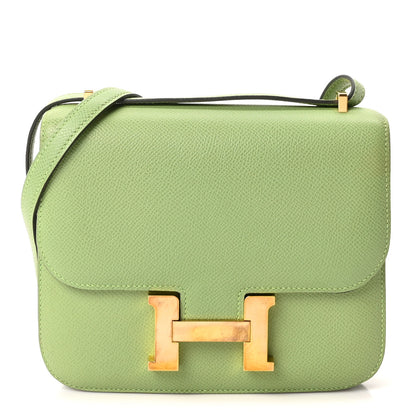 Hermes Epsom Constance 18 Vert Criquet 1 of 11