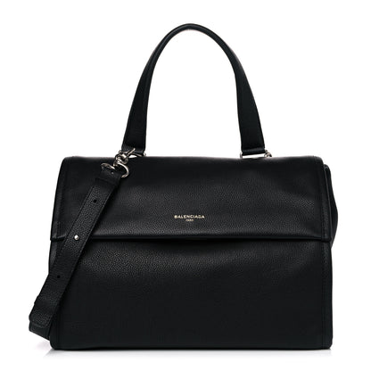 Balenciaga Veau Grana Medium Tool Satchel Black 1 of 13