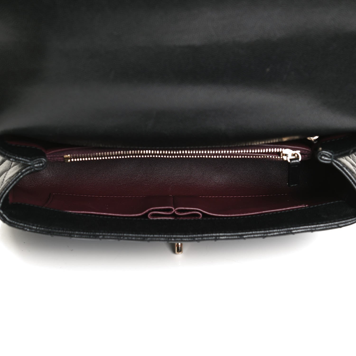 Chanel Caviar Quilted Small Coco Handle Flap Black 5 of 11