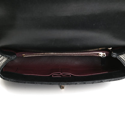 Chanel Caviar Quilted Small Coco Handle Flap Black 5 of 11