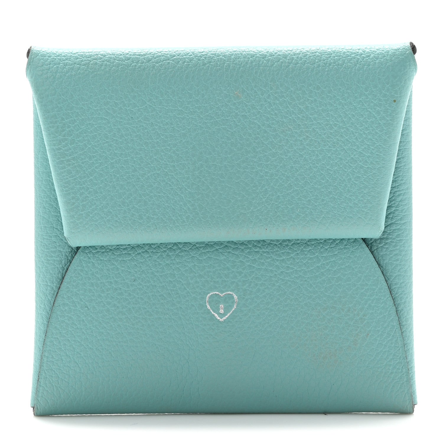 Hermes Evercolor Bastia Coin Purse Bleu Atoll 1 of 7