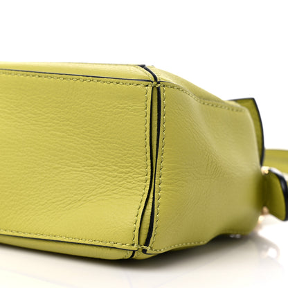 Loewe Calfskin Mini Puzzle Bag Lime Yellow 9 of 9