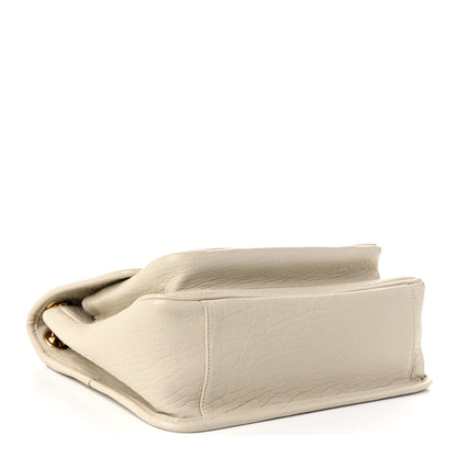 Saint Laurent Grained Lambskin Monogram Medium Niki Chain Satchel Crema Soft 4 of 11