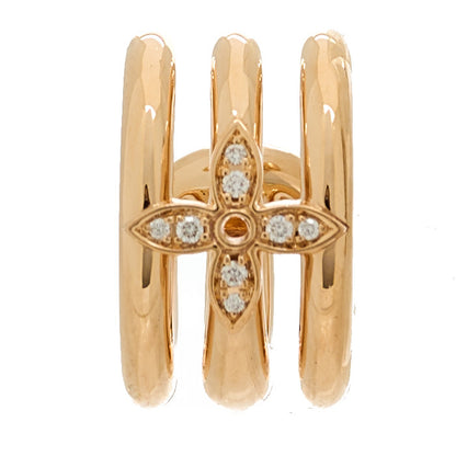 Louis Vuitton 18K Pink Gold Diamond Ombre Blossom Ear Cuff 1 of 5