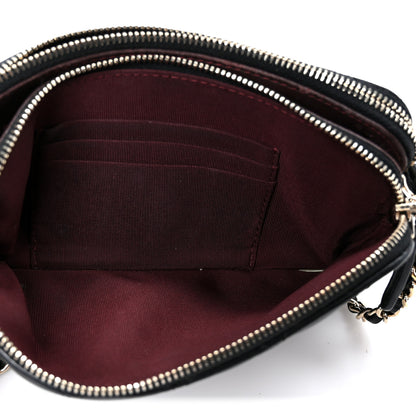 Chanel Lambskin Quilted Small Clutch With Chain Black 5 of 13