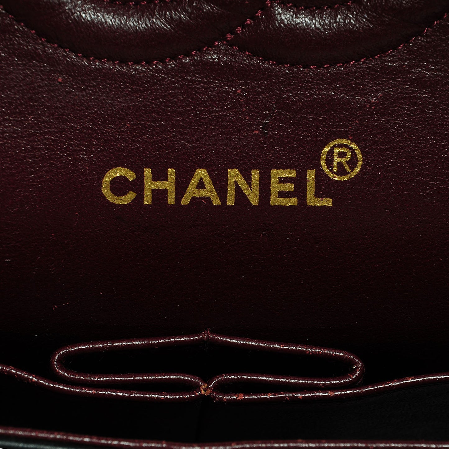Lambskin Medium Double Flap Black