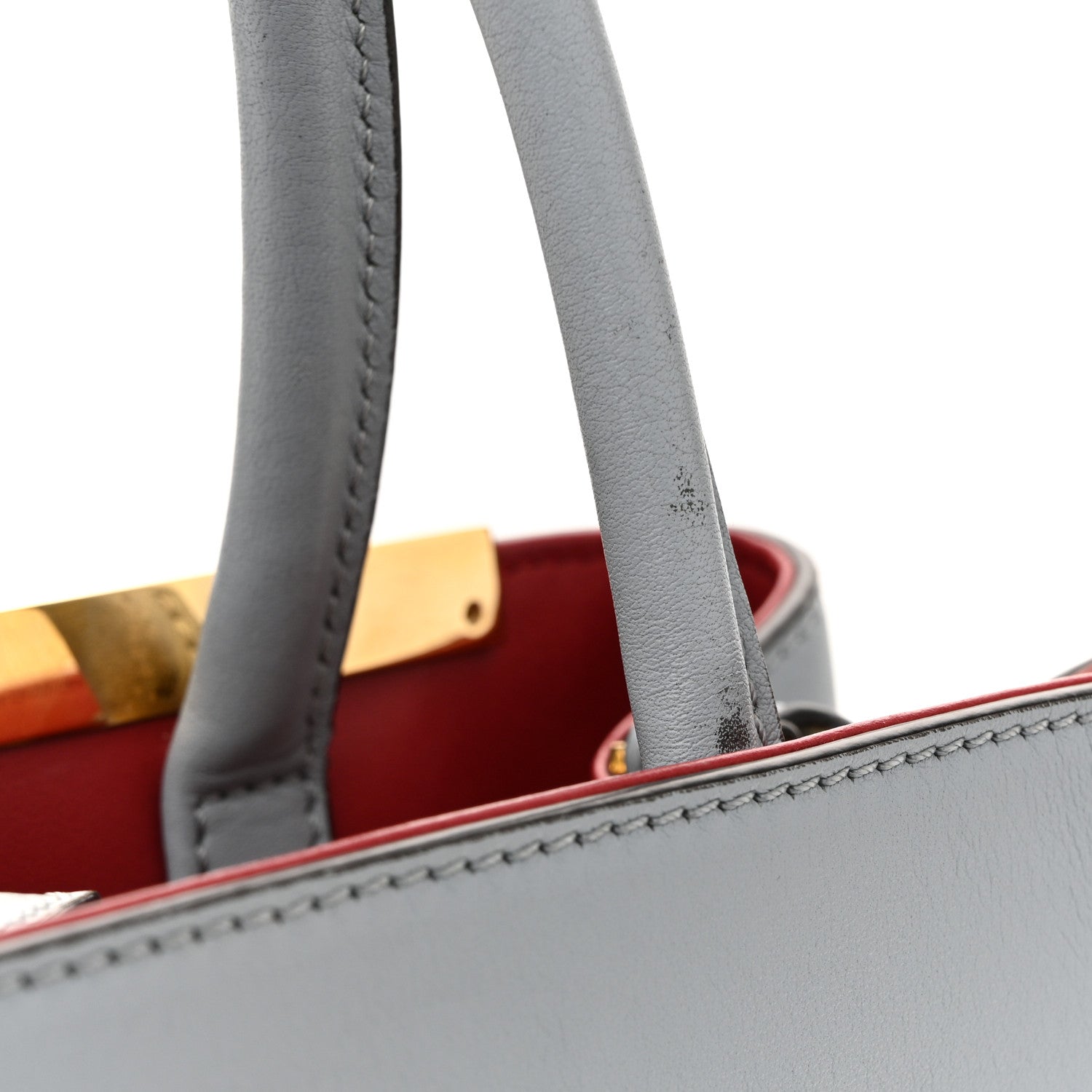 Fendi Vitello Dolce Petite 2Jours Tote Polvere 14 of 15