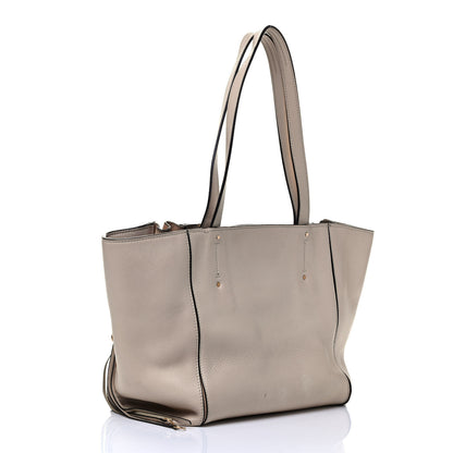 Chloe Smooth Calfskin Small Milo Shopping Tote Motty Grey 5 of 14