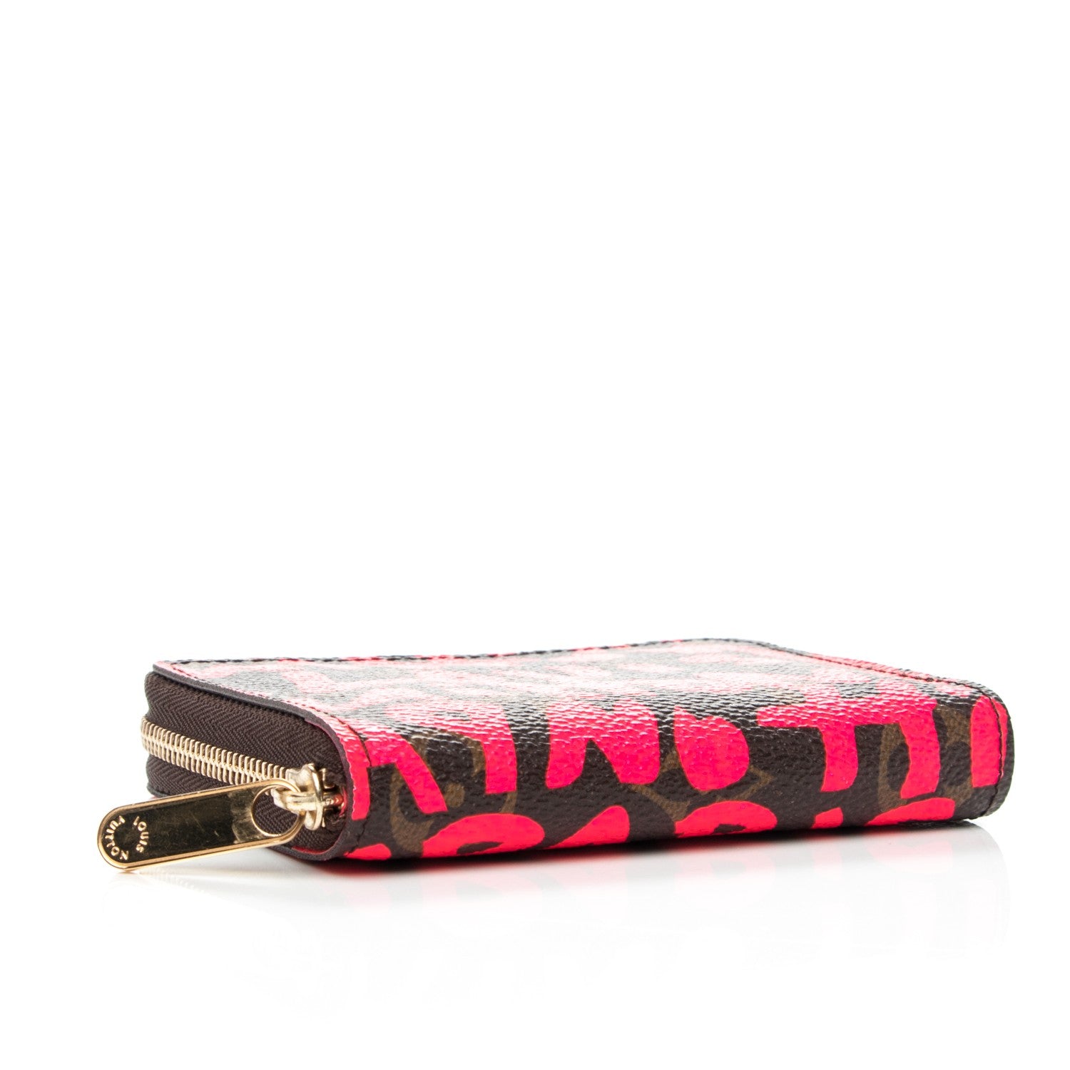 Louis Vuitton Monogram Graffiti Zippy Coin Purse Fuchsia 4 of 7