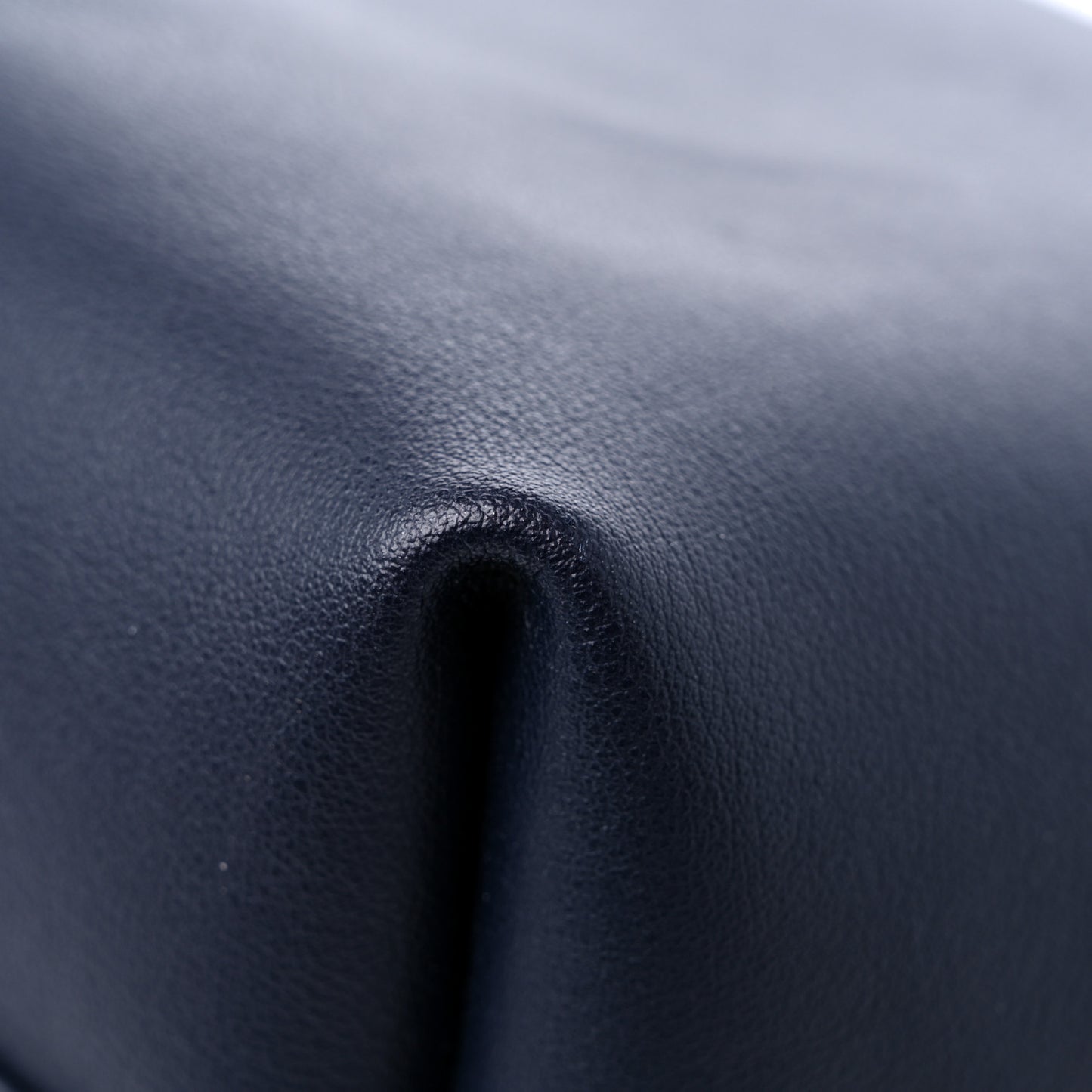 Calfskin Large Shopping Tote Navy