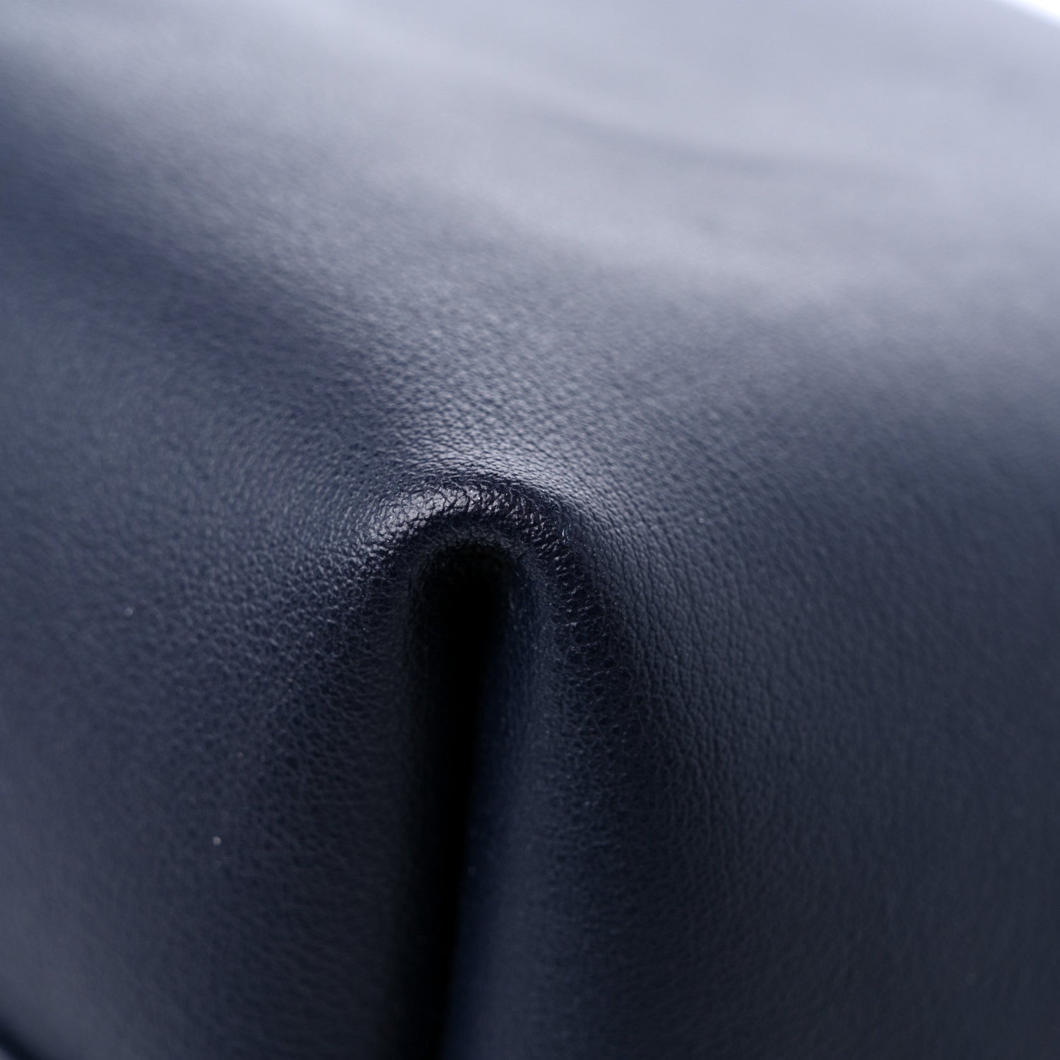 Saint Laurent Calfskin Large Shopping Tote Navy 12 of 19