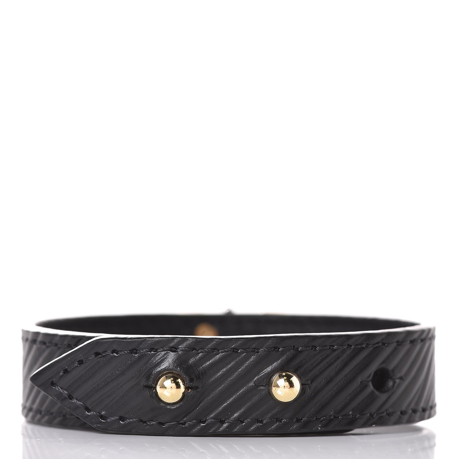Louis Vuitton Epi Twist It Bracelet 17 Black 3 of 7