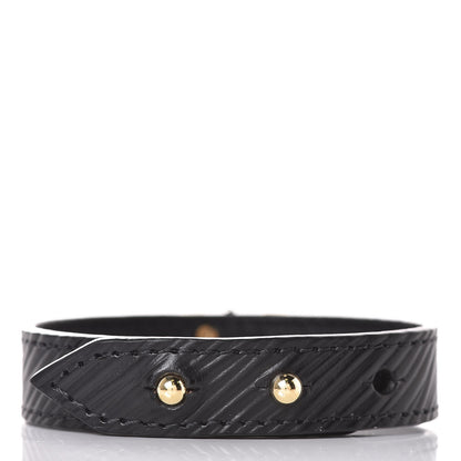 Louis Vuitton Epi Twist It Bracelet 17 Black 3 of 7