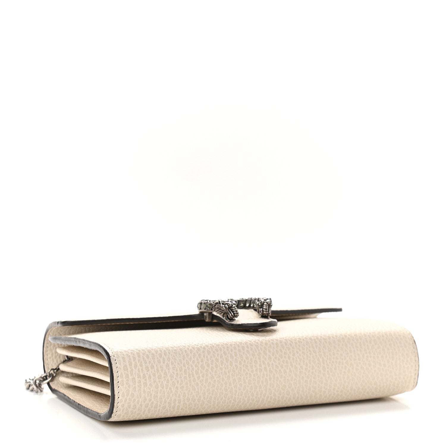 Gucci Dollar Calfskin Mini Dionysus Chain Wallet Mystic White 4 of 11