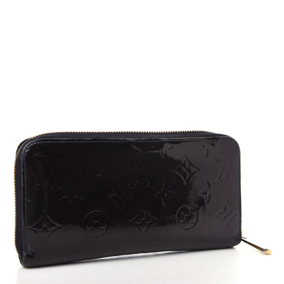 Louis Vuitton Vernis Zippy Wallet Blue Infini 3 of 7