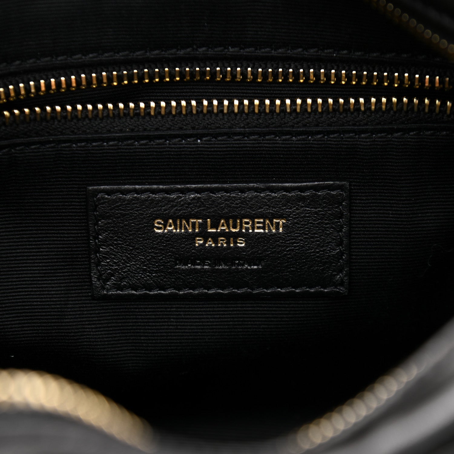 Saint Laurent Lambskin Quilted Victoire Camera Bag Black 6 of 10