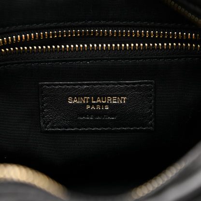 Saint Laurent Lambskin Quilted Victoire Camera Bag Black 6 of 10