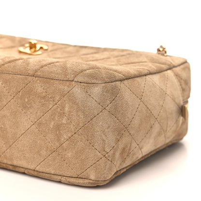 Chanel Suede Quilted Camerissimo Case Beige 10 of 11