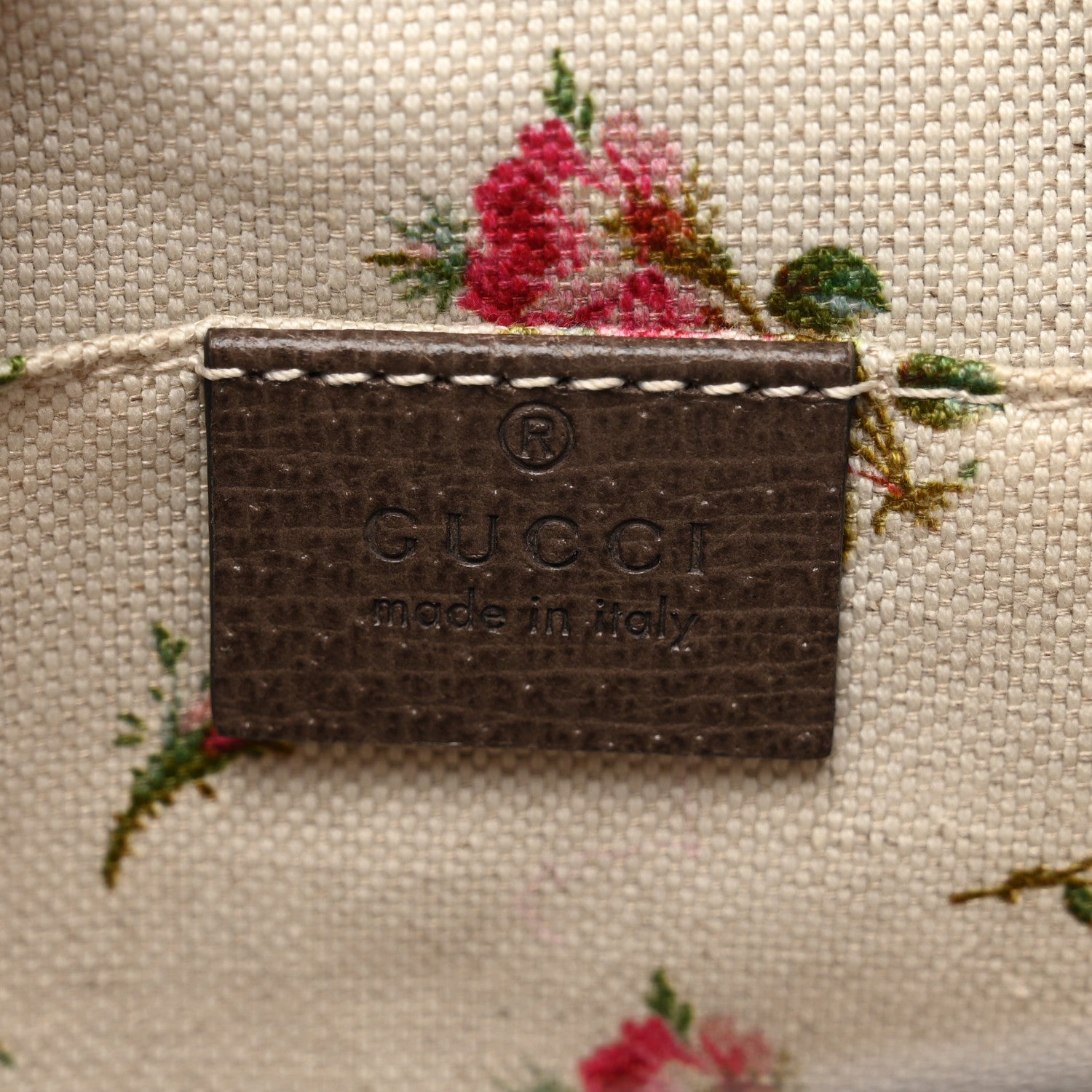 Gucci GG Supreme Monogram Web Neo Vintage Shoulder Bag Beige New Acero Crop 7 of 11