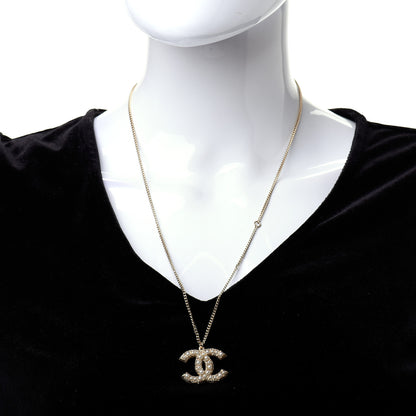 Chanel Pearl CC Pendant Necklace Gold 2 of 6