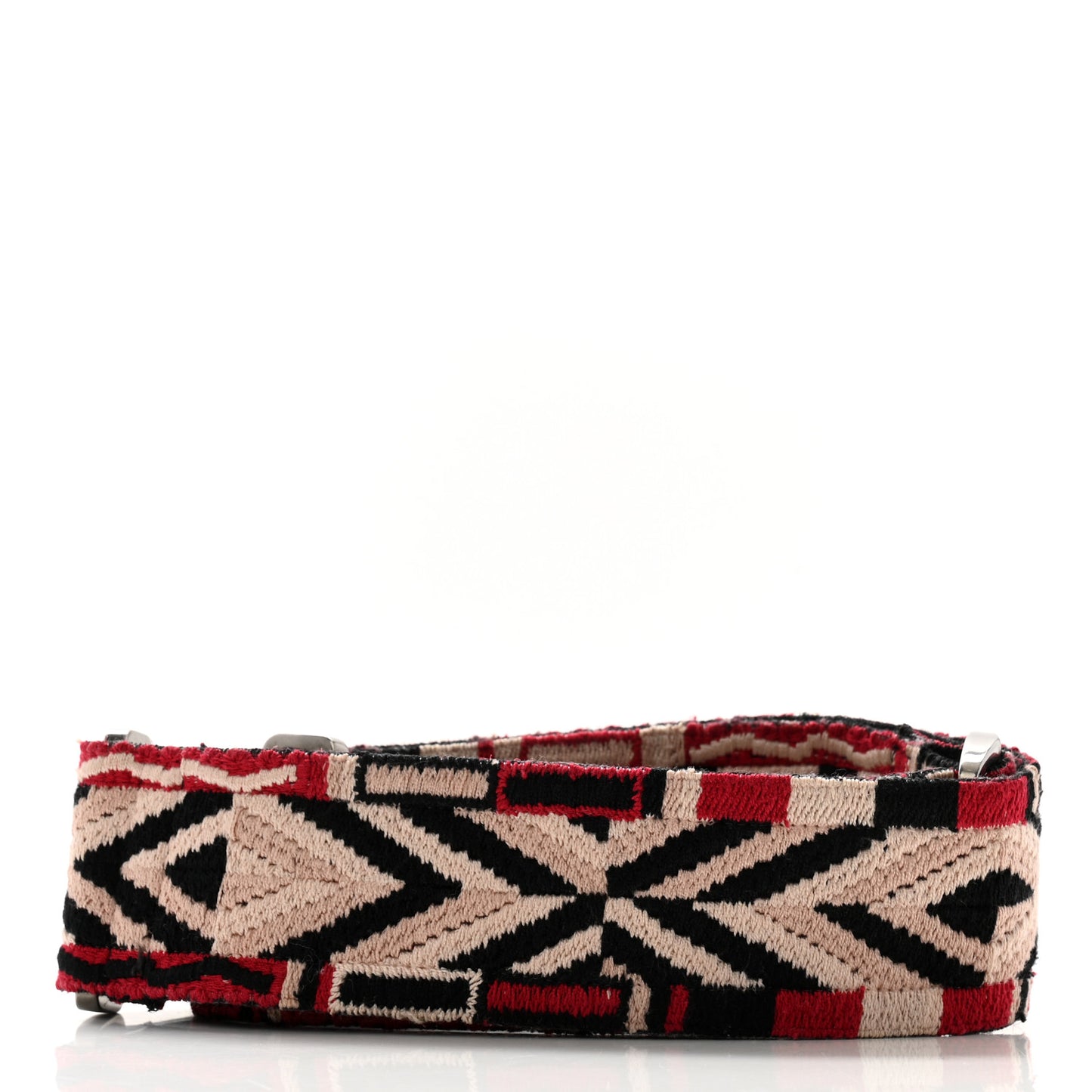 Canvas Loveblade Embroidered Rockstud Guitar Strap Multicolor