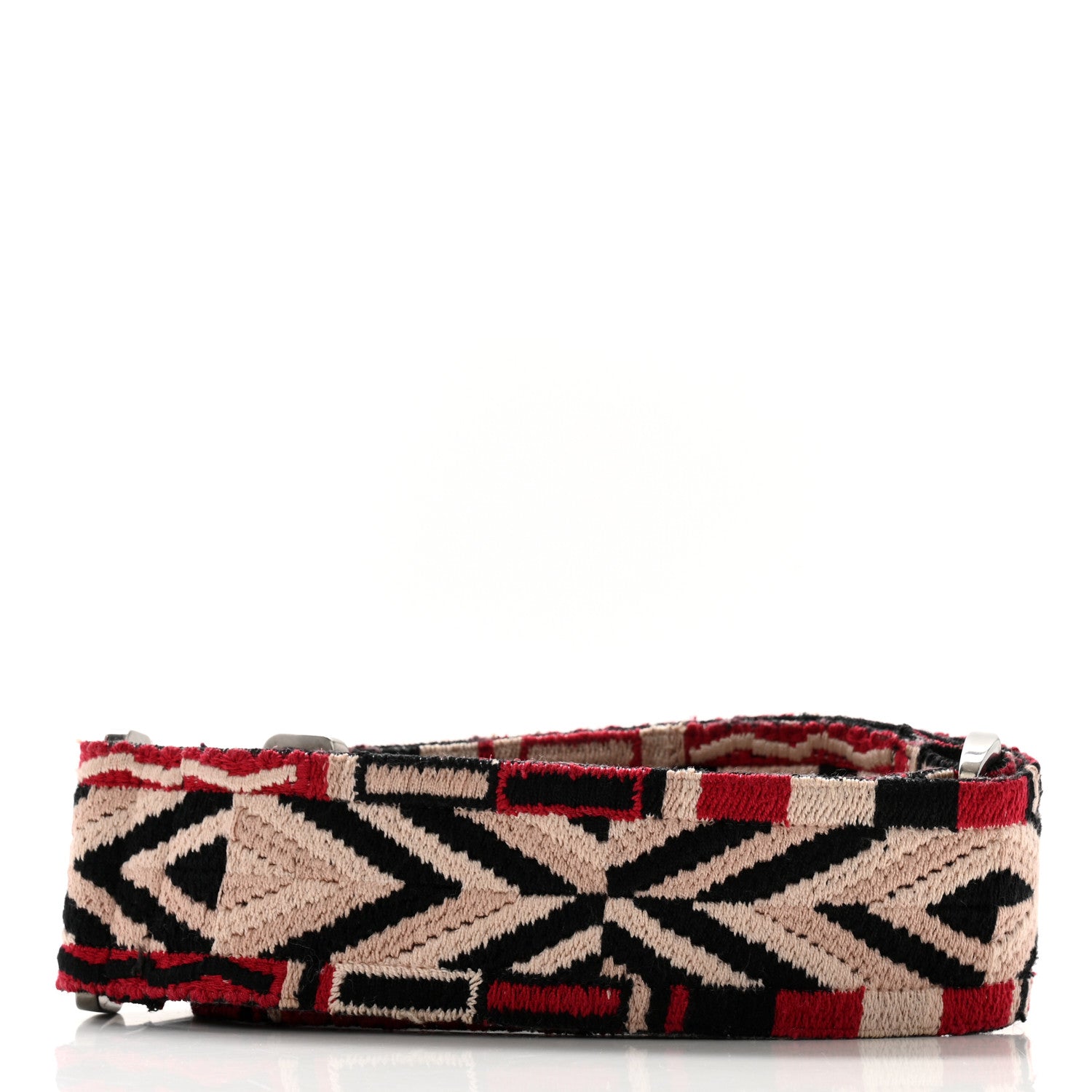 Valentino Garavani Canvas Loveblade Embroidered Rockstud Guitar Strap Multicolor 2 of 5