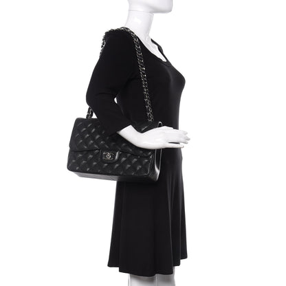 Chanel Caviar Quilted Jumbo Double Flap Black 2 of 10