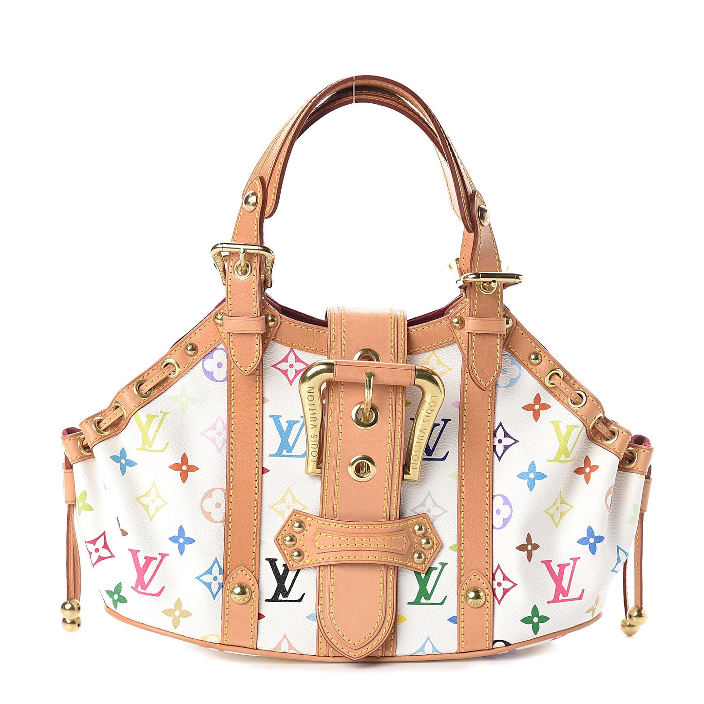 Monogram Multicolor Theda GM White