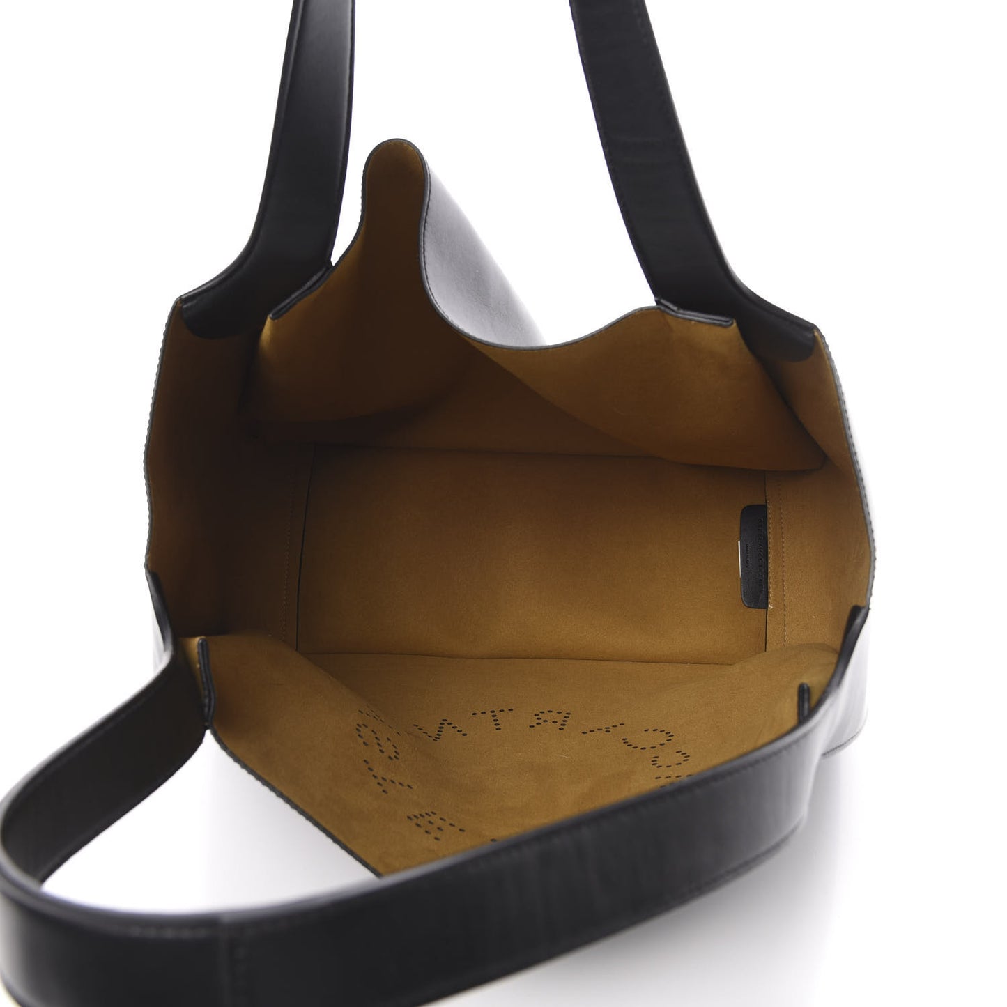 Eco Alter Nappa East West Perforated Tote Black
