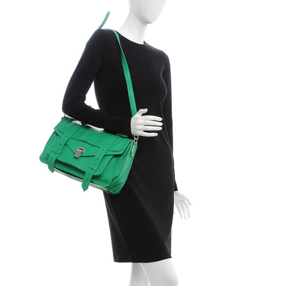 Proenza Schouler Lambskin Medium PS1 Satchel Aloe 2 of 8