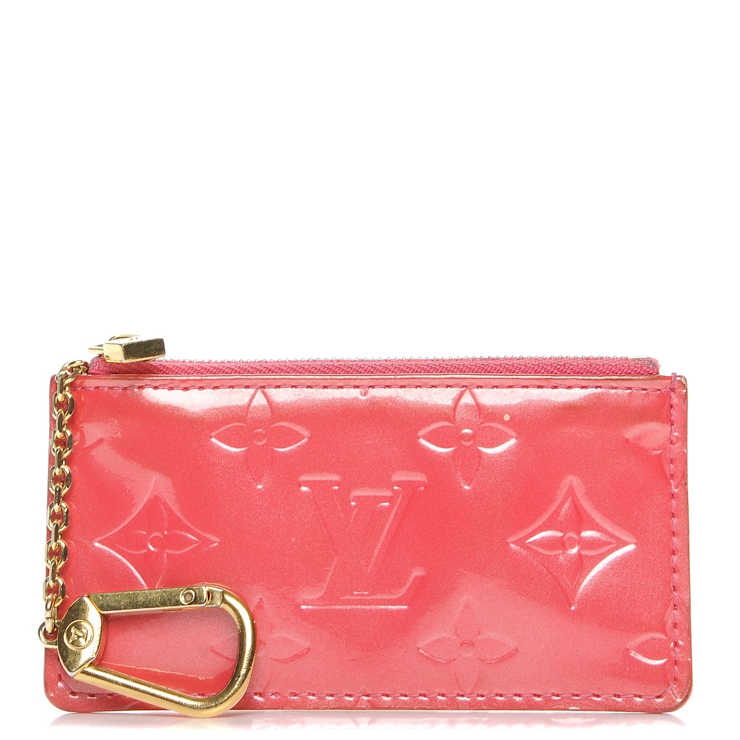 Louis Vuitton Vernis Key Pouch Framboise 1 of 9