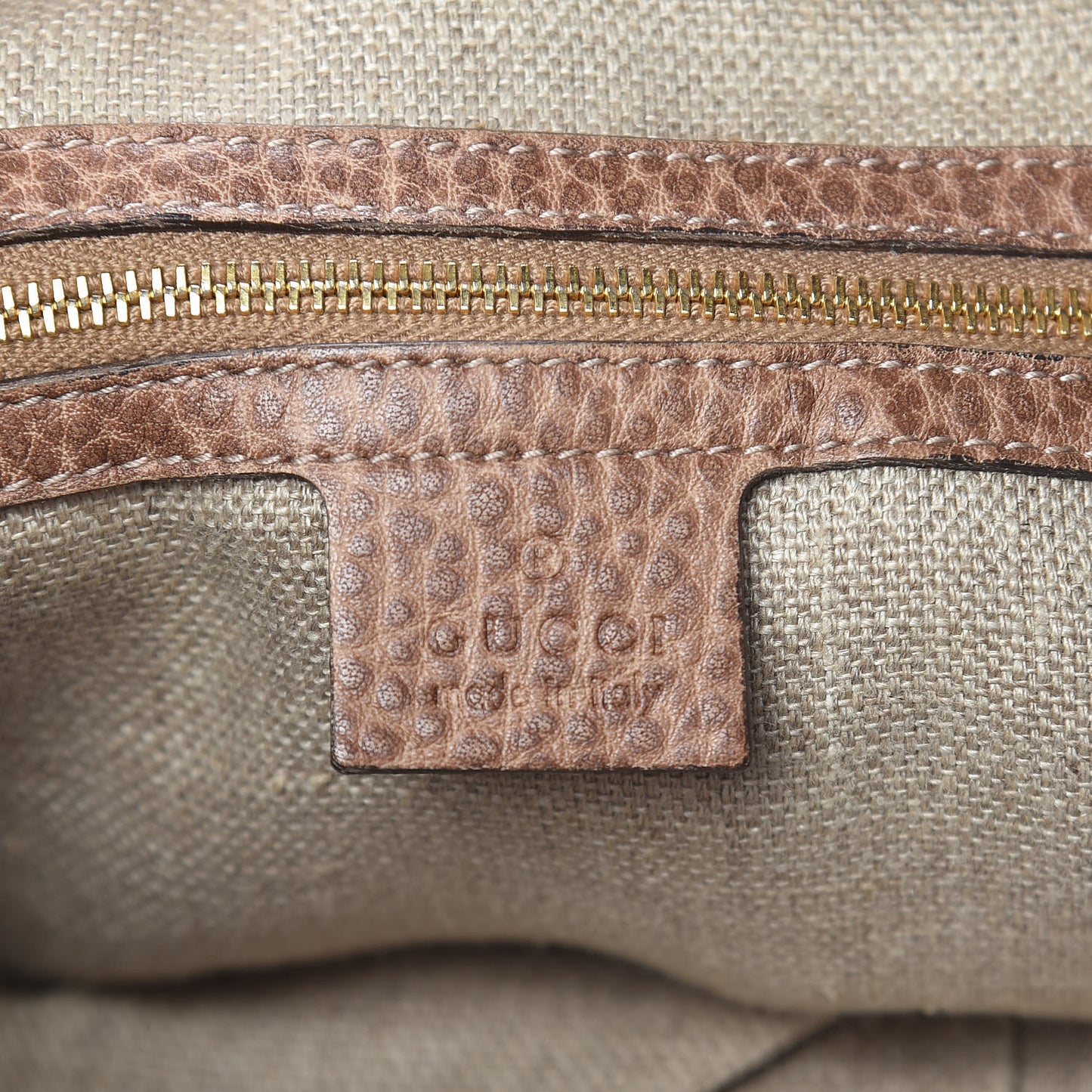 Guccissima Large New Jackie Hobo Light Brown