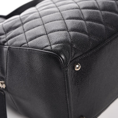 Chanel Caviar Quilted Bowler Black 9 of 12