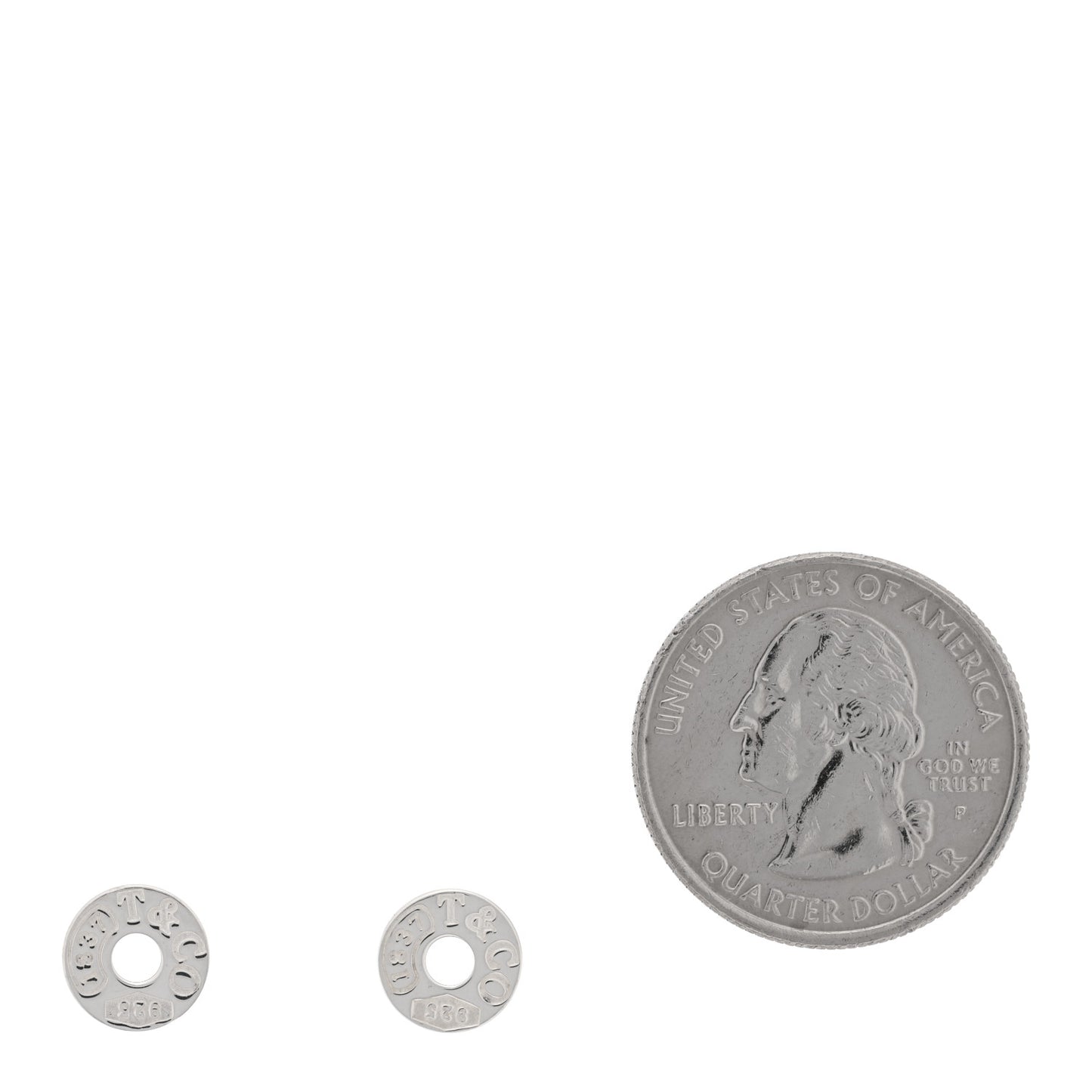 Sterling Silver 1837 Circle Earrings