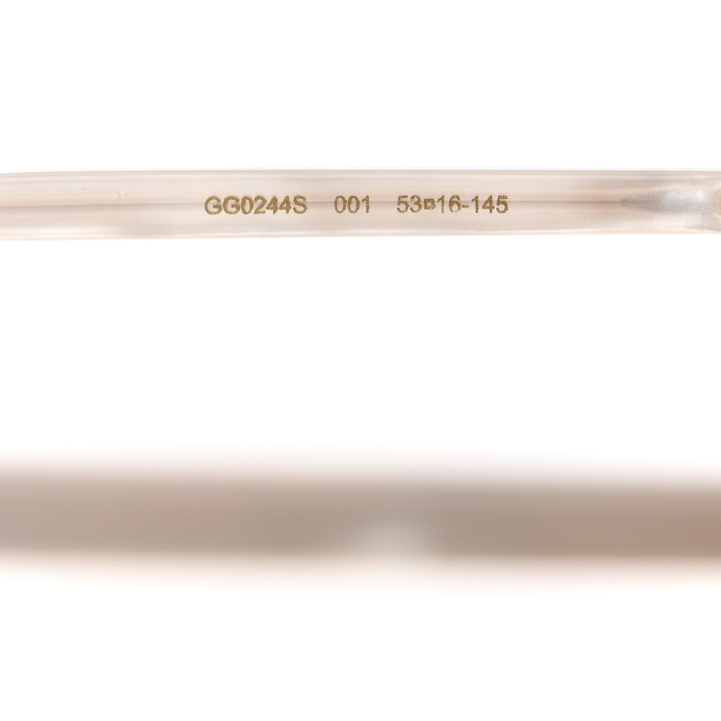 Round Metal Sunglasses GG0244S Gold
