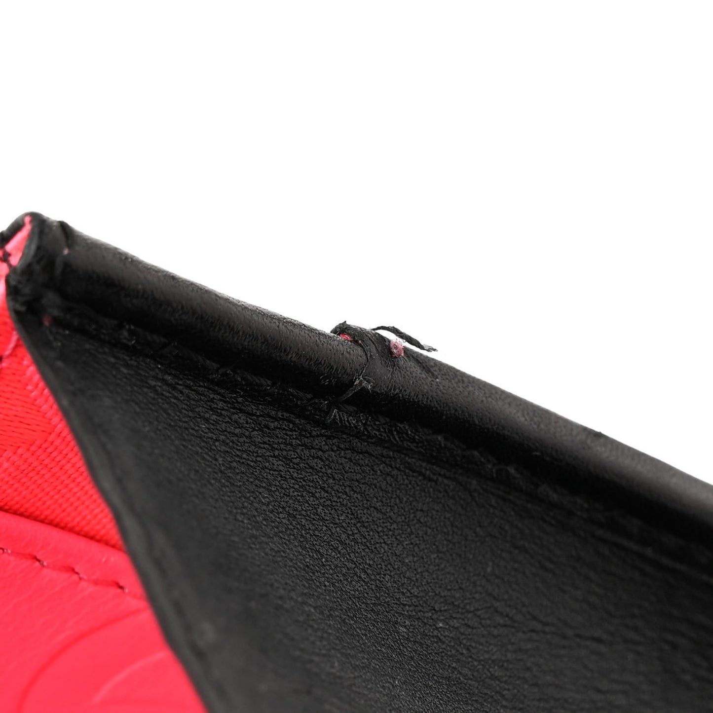 Calfskin Quilted Cambon Wallet on Chain WOC Black