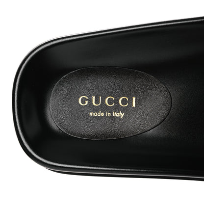 Gucci Nappa GG Matelasse Flat Slide Sandals 42 Black 9 of 11