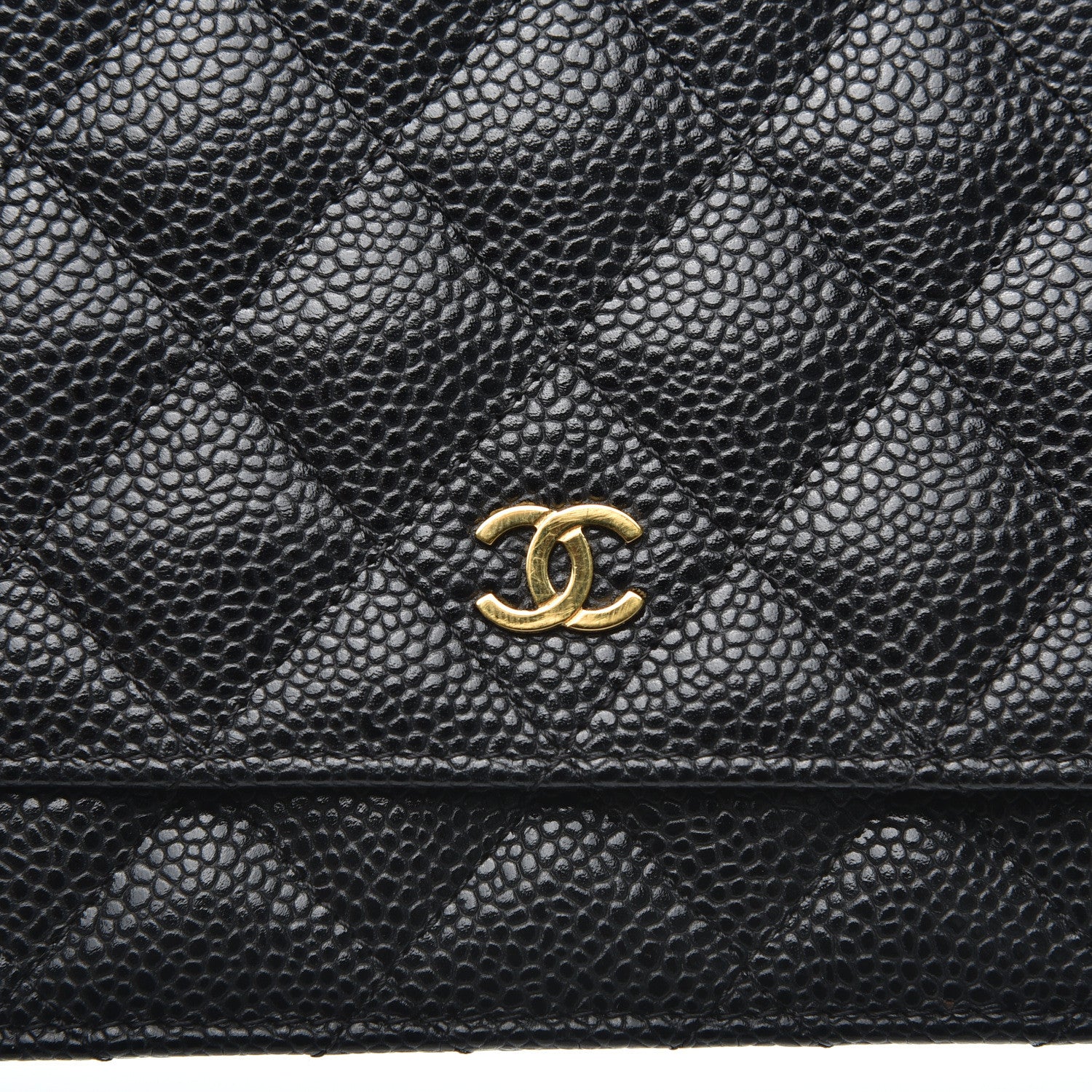 Chanel Caviar Quilted Wallet On Chain WOC Black 6 of 12