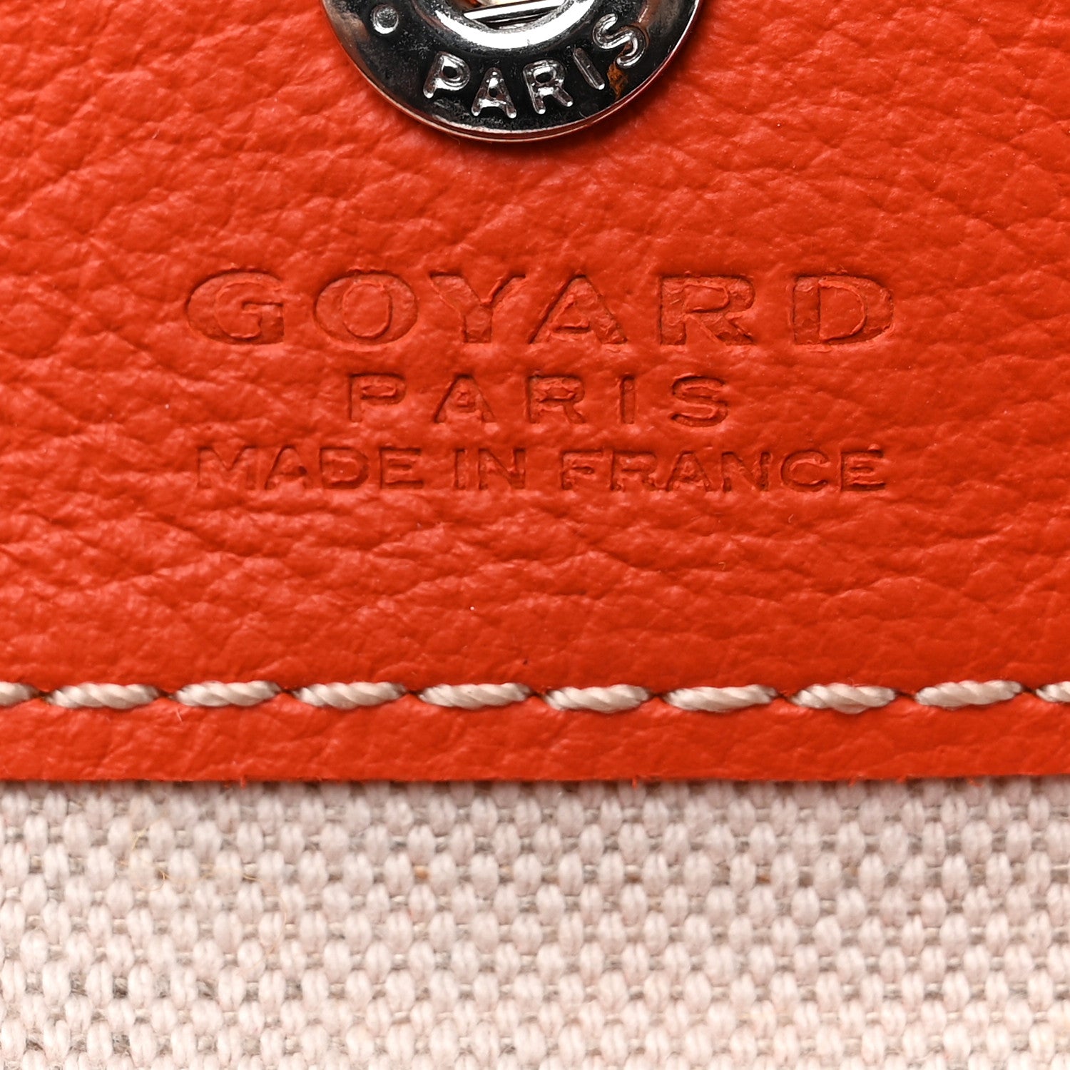 Goyard Goyardine Mini Anjou Pouch Orange 6 of 6