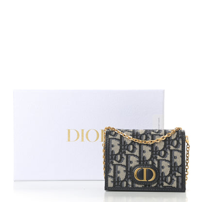 Christian Dior Oblique Nano 30 Montaigne Pouch Blue 11 of 11