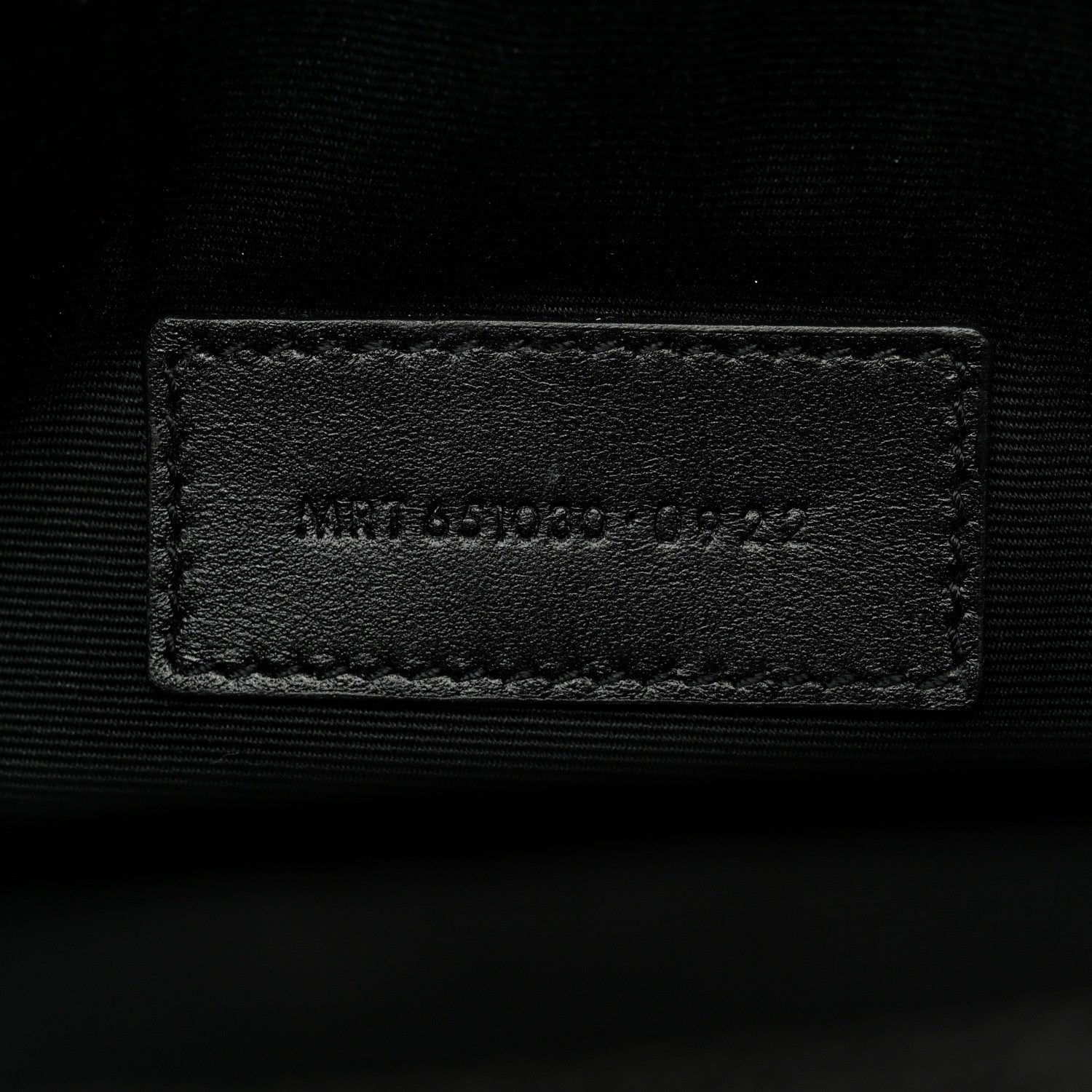 Saint Laurent Grain De Poudre Textured Mixed Matelasse Triquilt Monogram Clutch Black 7 of 8