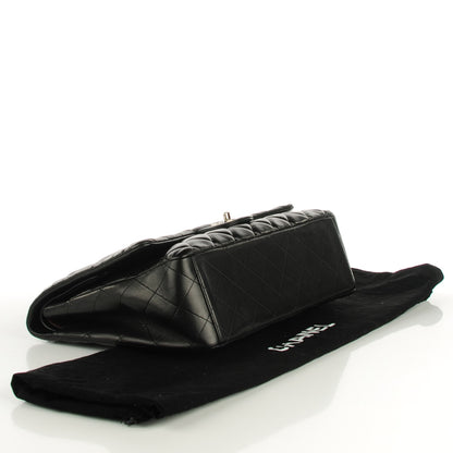 Chanel Lambskin Quilted Maxi Double Flap Black 4 of 8