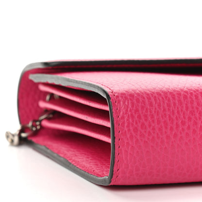 Gucci Dollar Calfskin Crystal Mini Dionysus Chain Wallet Box Pink 10 of 11